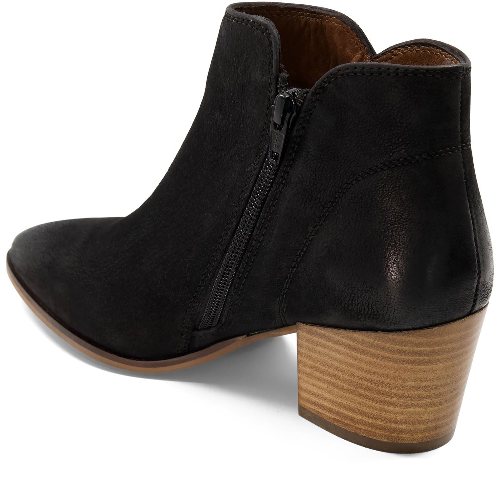 Dune Parlour Bottes Noires En Nubuck Pour Femmes