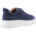 Hush Puppies Harlow Suede Chaussures De Sport Indigo Pour Femmes En Suède