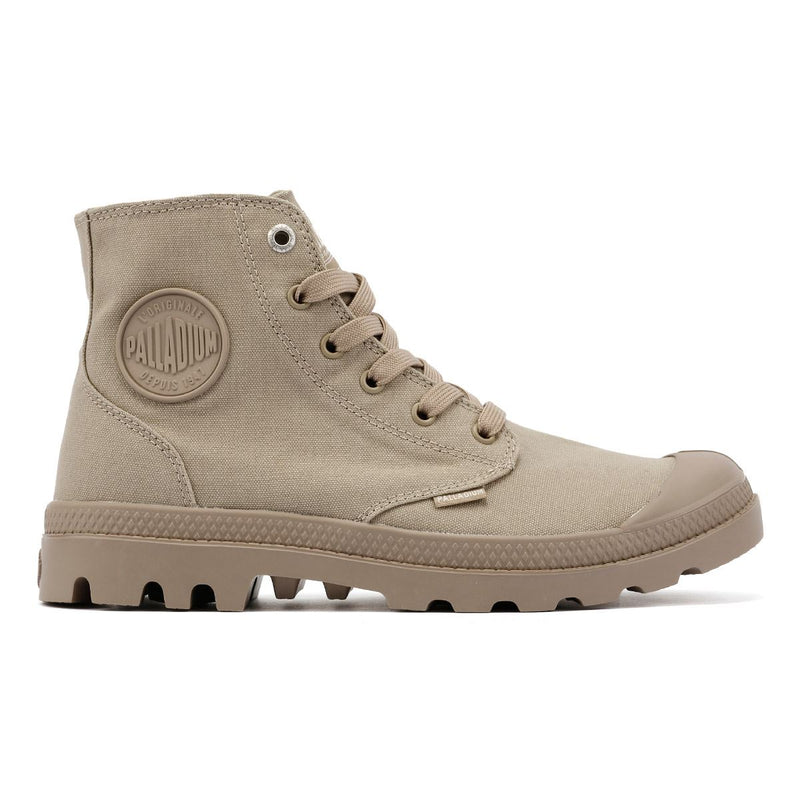 Palladium Pampa Hi Mono Chrome Chaussures En Toile Kaki