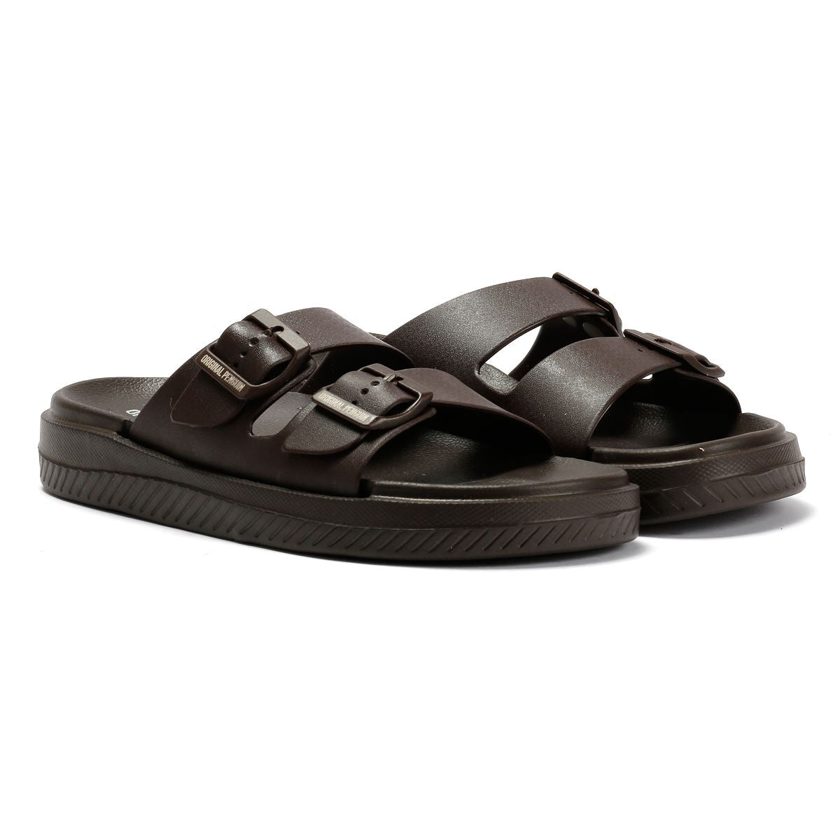 Penguin Playa Sandales Marron Pour Hommes