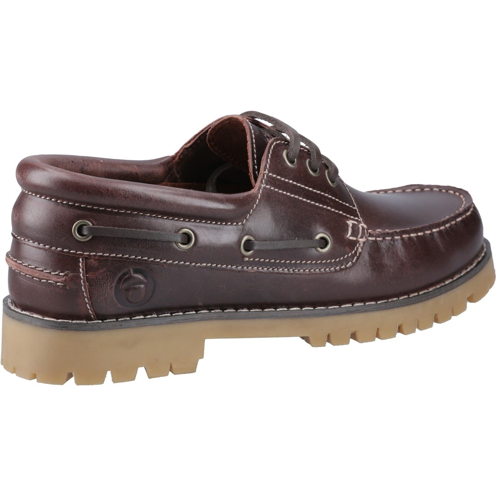 Cotswold Inglecote Chaussures Bateau En Cuir Marron Pour Hommes