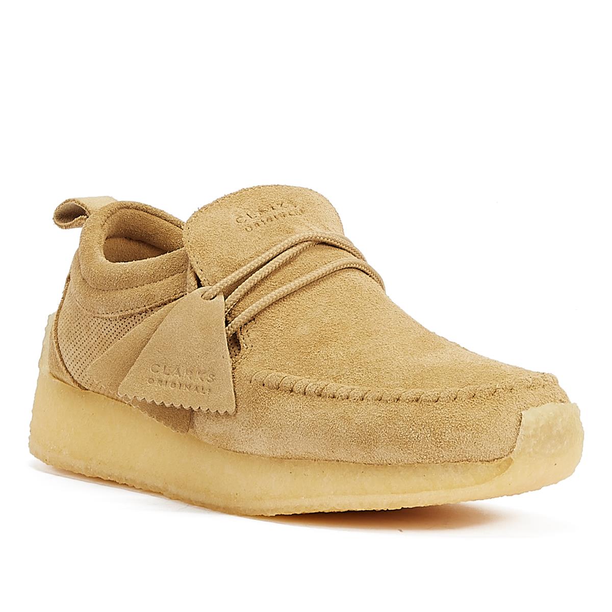 Clarks Originals Chaussures À Lacets En Daim Marron Foncé Pour Hommes Maycliffe Originals