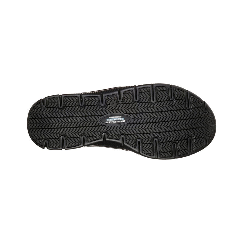 Skechers Workwear Cozard Sr Baskets De Sécurité Noires En Cuir Pour Femmes