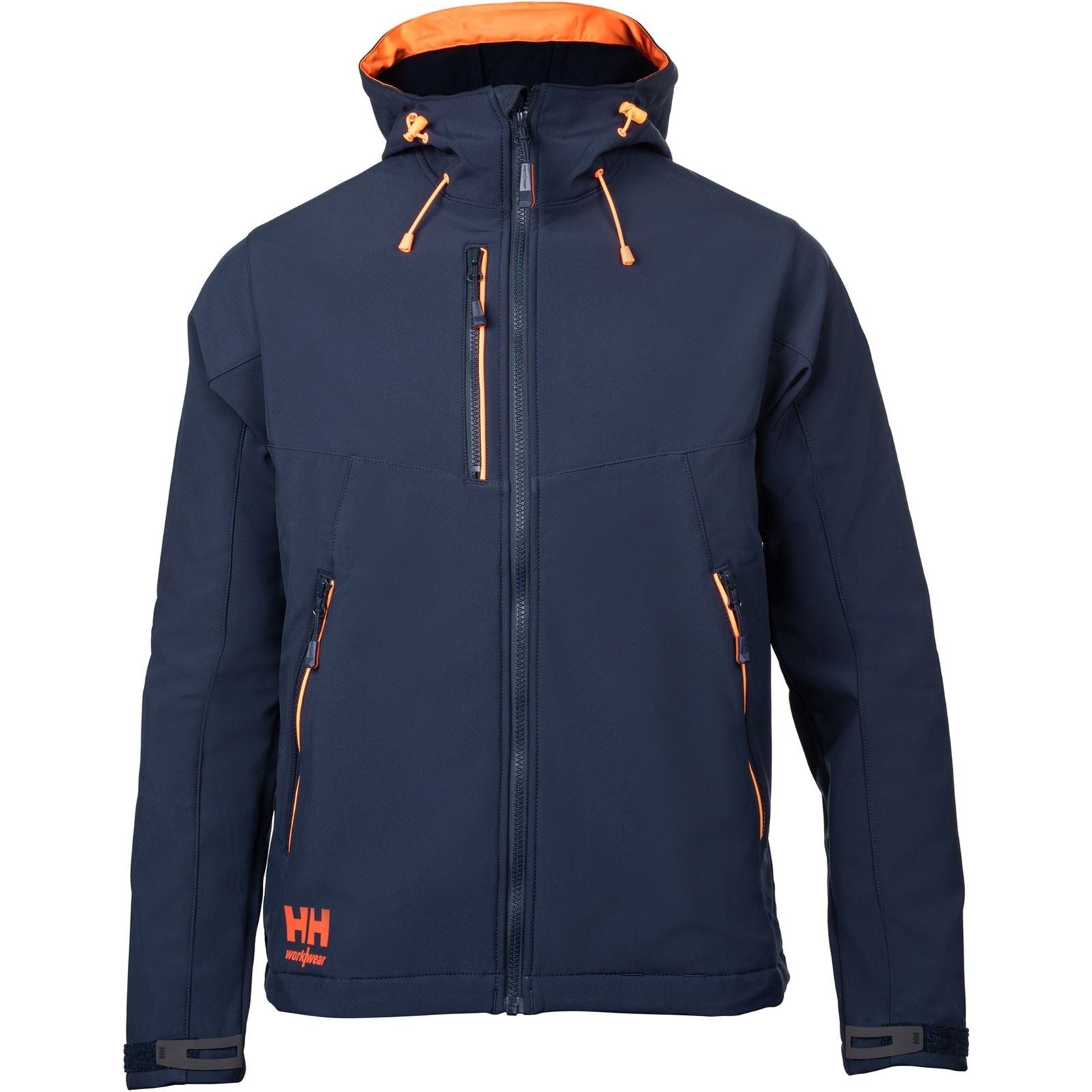 Helly Hansen Workwear Chelsea Evolution Softs SweatShirt À Capuche Bleu Unisexe En Polyester Pour Adultes