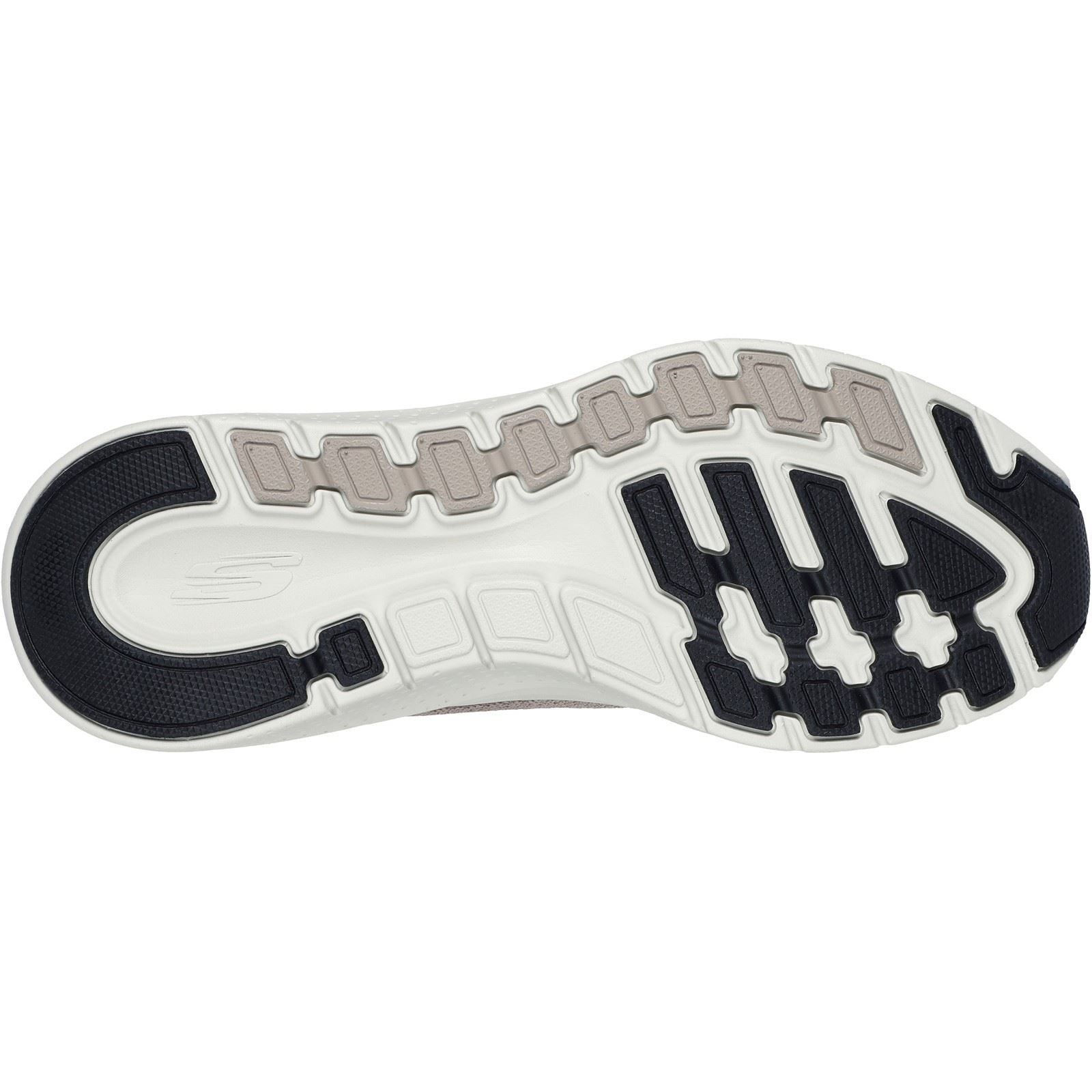 Skechers Arch Fit 2.0 Road Wave Baskets Pour Hommes En Toile Taupe/Orange