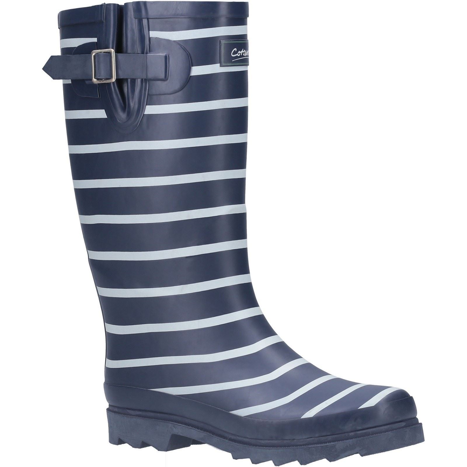 Cotswold Sailor Bottes En Caoutchouc Bleu Marine.
