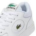 Lacoste Baskets Blanches En Cuir Pour Hommes