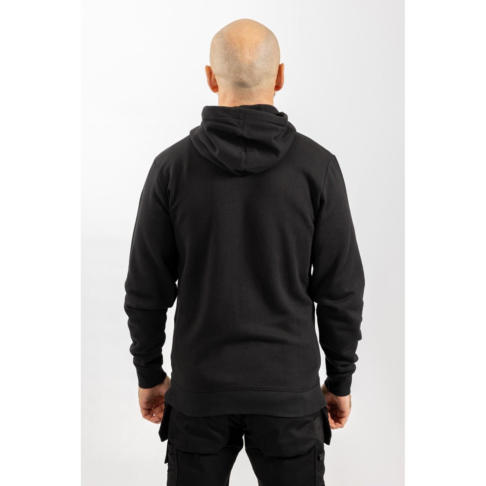 Helly Hansen Workwear Manchester Zip Sweatshirt À Capuche Noir En Coton Pour Homme
