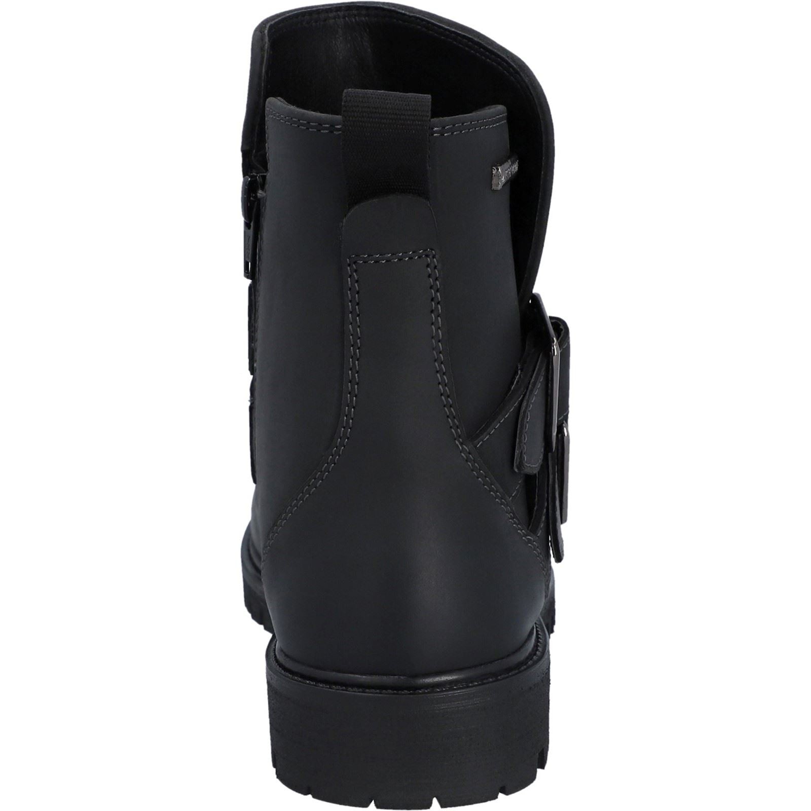 Hunter Ness Bottes Noires En Cuir Pour Femmes