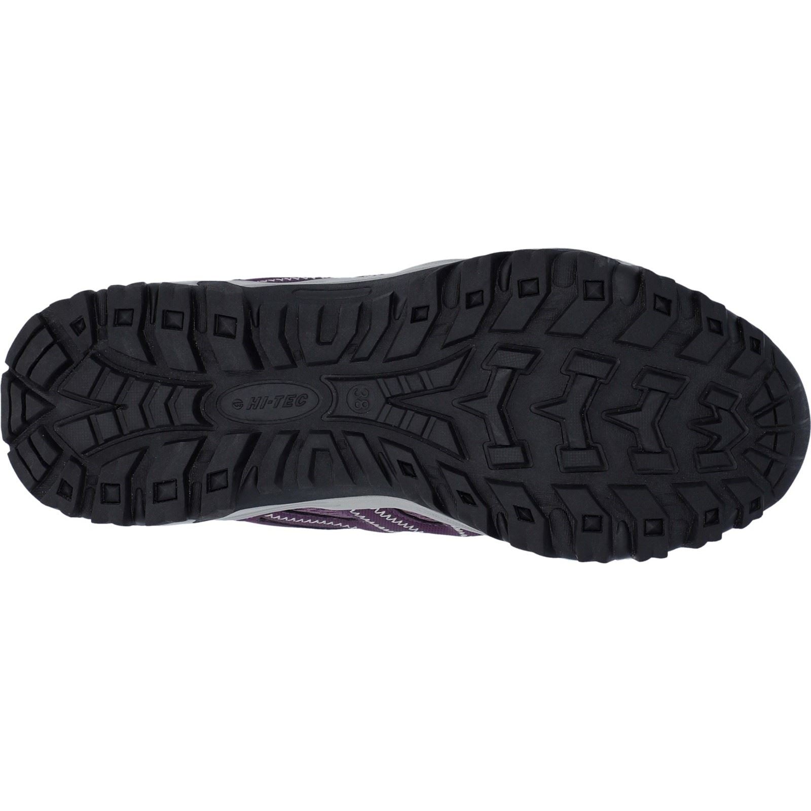 Hi-Tec Jaguar Bottes De Randonnée En Polyester Pour Femme, Couleur Prune Italienne/fuchsia Festival