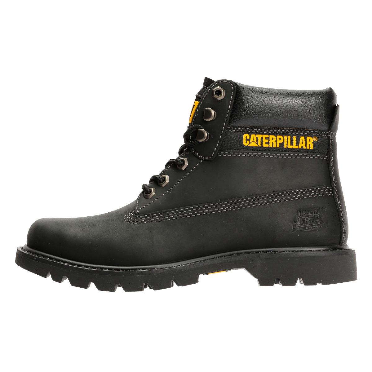 Caterpillar Colorado 2.0 Tractor Bottes Noires En Cuir Pour Hommes
