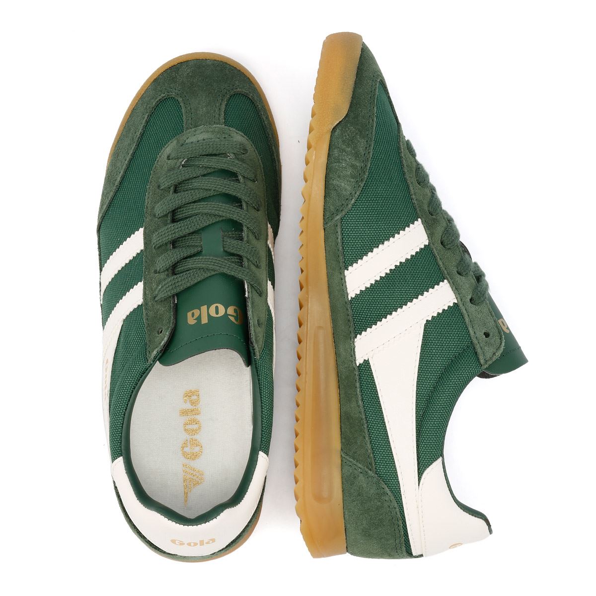 Gola Tornado Chaussures De Sport Vertes Pour Femmes