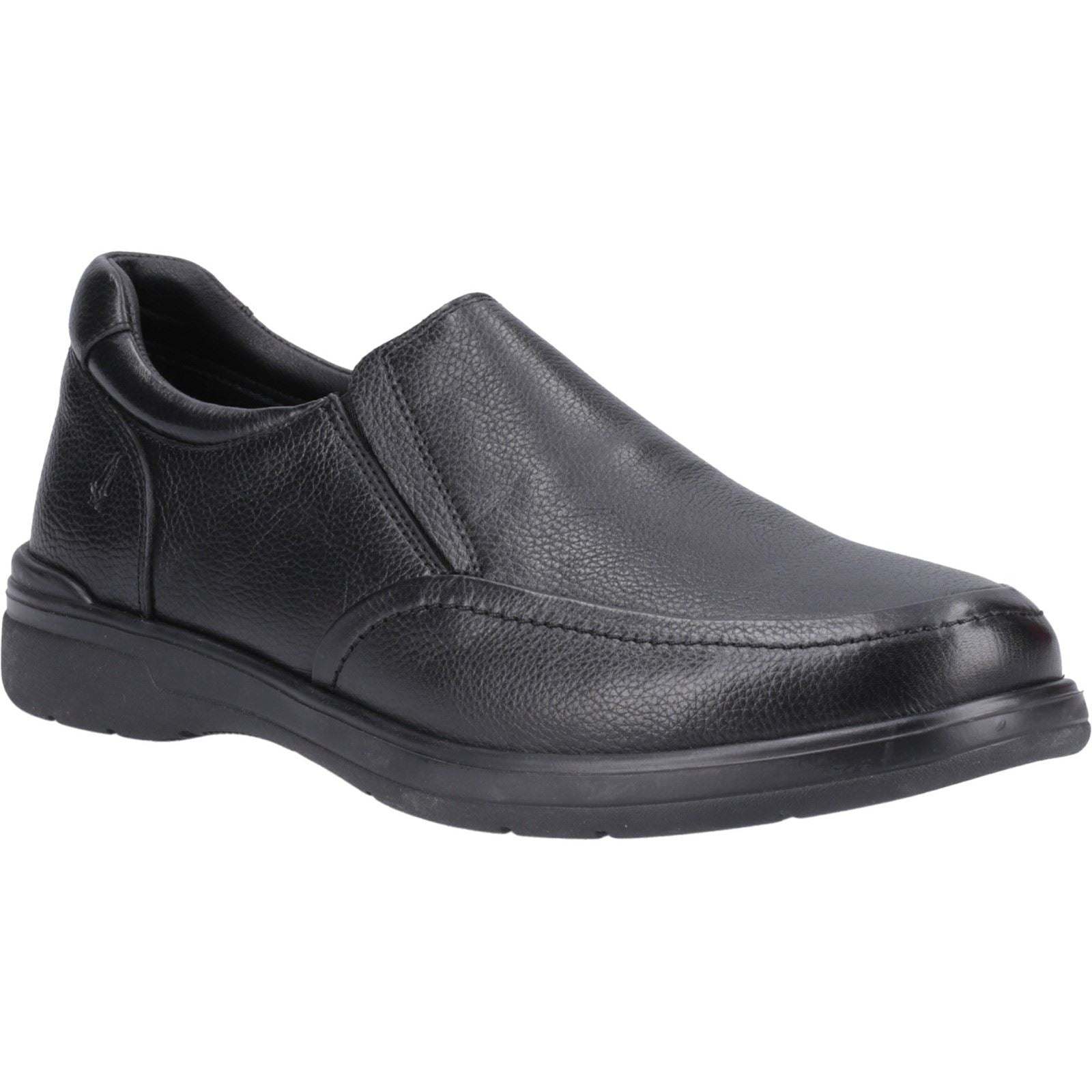 Hush Puppies Matthew Mocassins Noirs En Cuir Pour Hommes