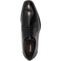 Dune Sheath Chaussures Oxford Noires En Cuir Pour Hommes