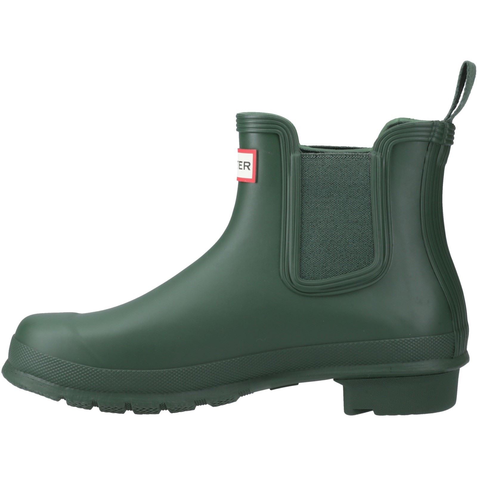 Hunter Original Chelsea Bottes De Pluie En Caoutchouc Pour Femmes De Couleur Verte