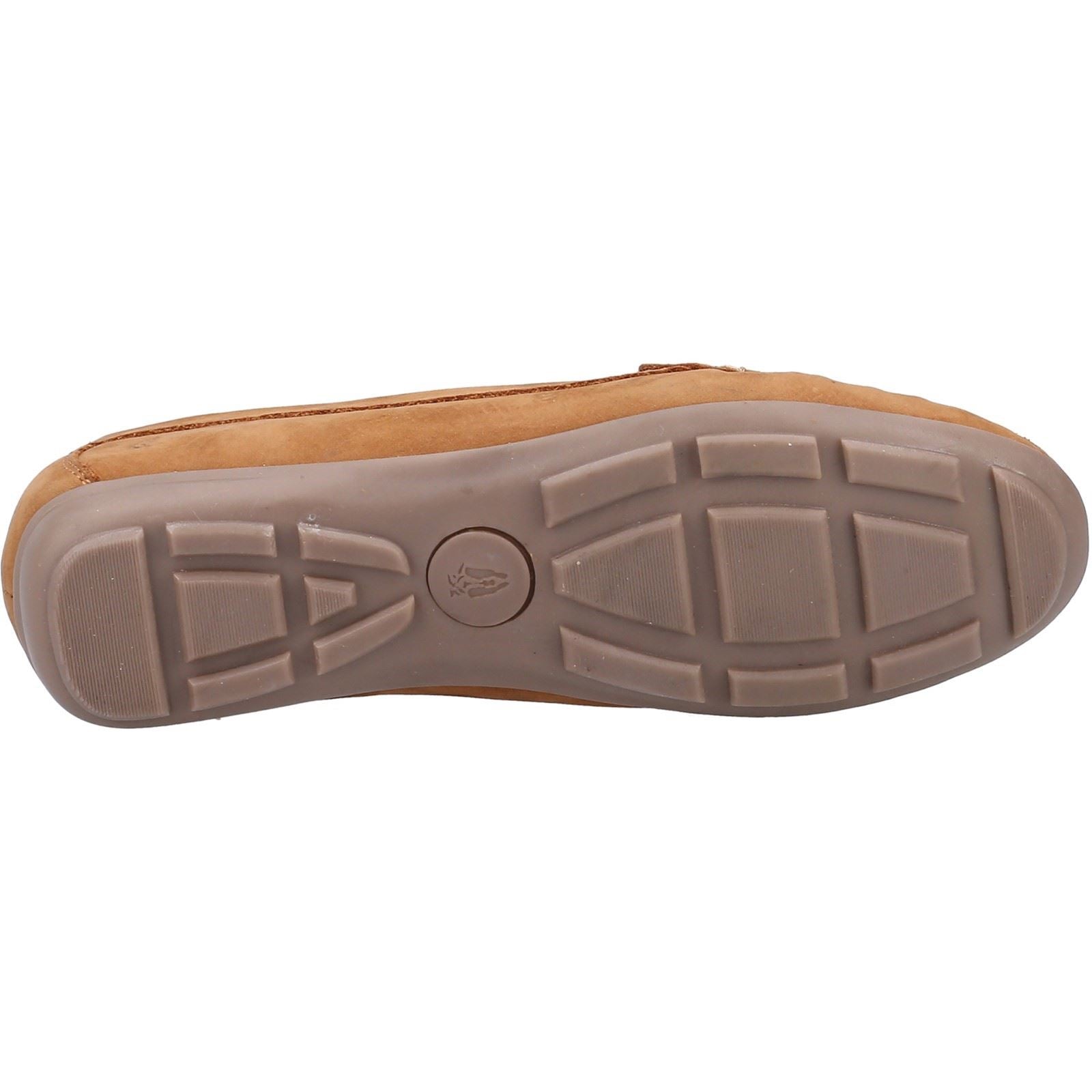 Hush Puppies Molly Snaffle Lea Mocassins Pour Femmes En Nubuck Couleur Fauve.