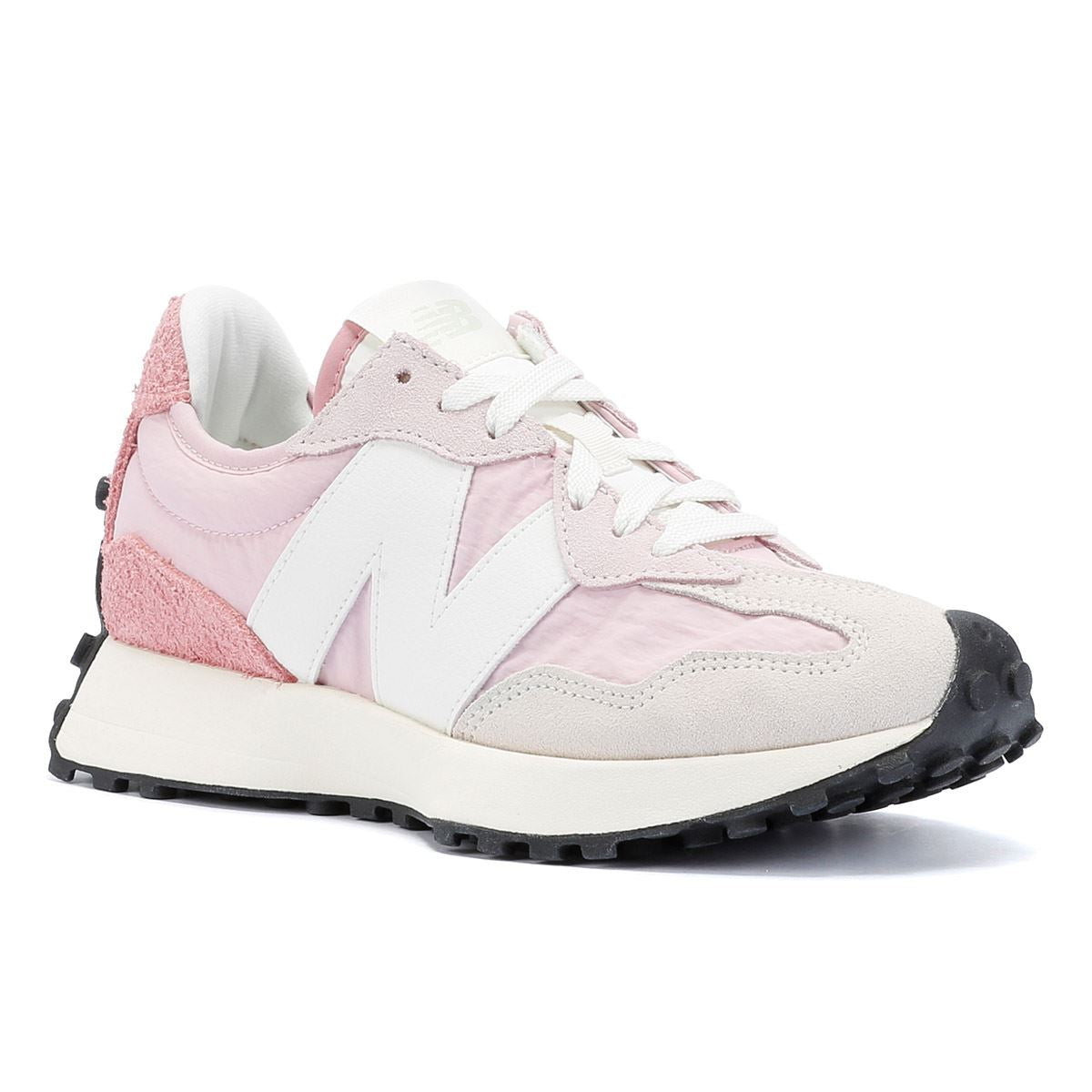 New Balance 327 Baskets rose brumeux en daim pour femme