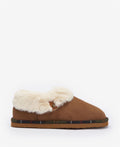 Barbour Eloise Chaussons Marron En Suédine Pour Femme