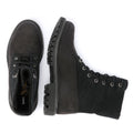 Timberland Warm Lined Waterproof Bottes Noires En Cuir Pour Femmes