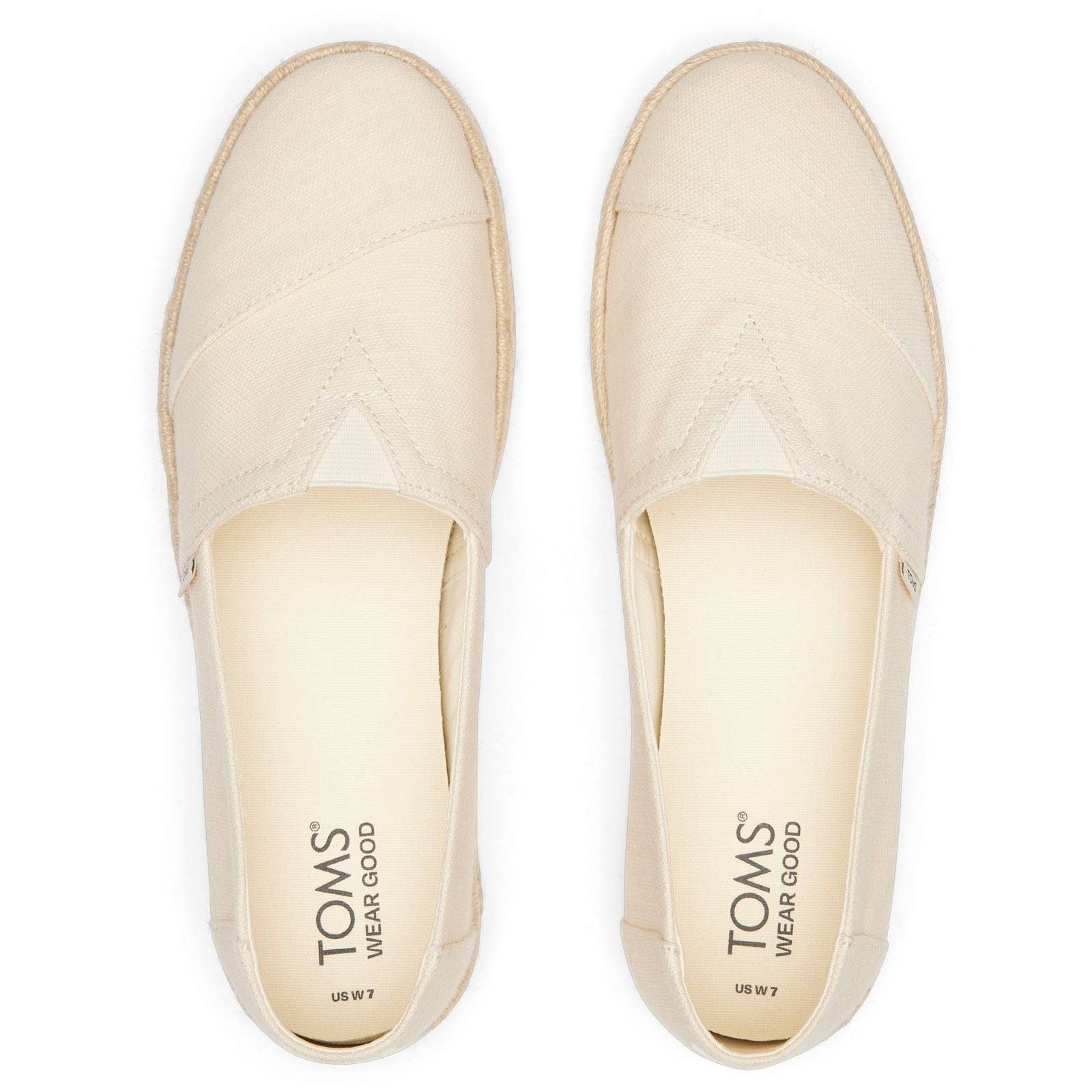 TOMS Alpargata Rope 2.0 Shoe Espadrilles Naturelles En Coton Pour Femmes