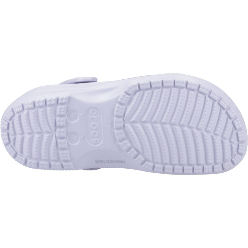 Crocs Classic Frosted Sabots En Thermoplastique Couleur Violet Lune