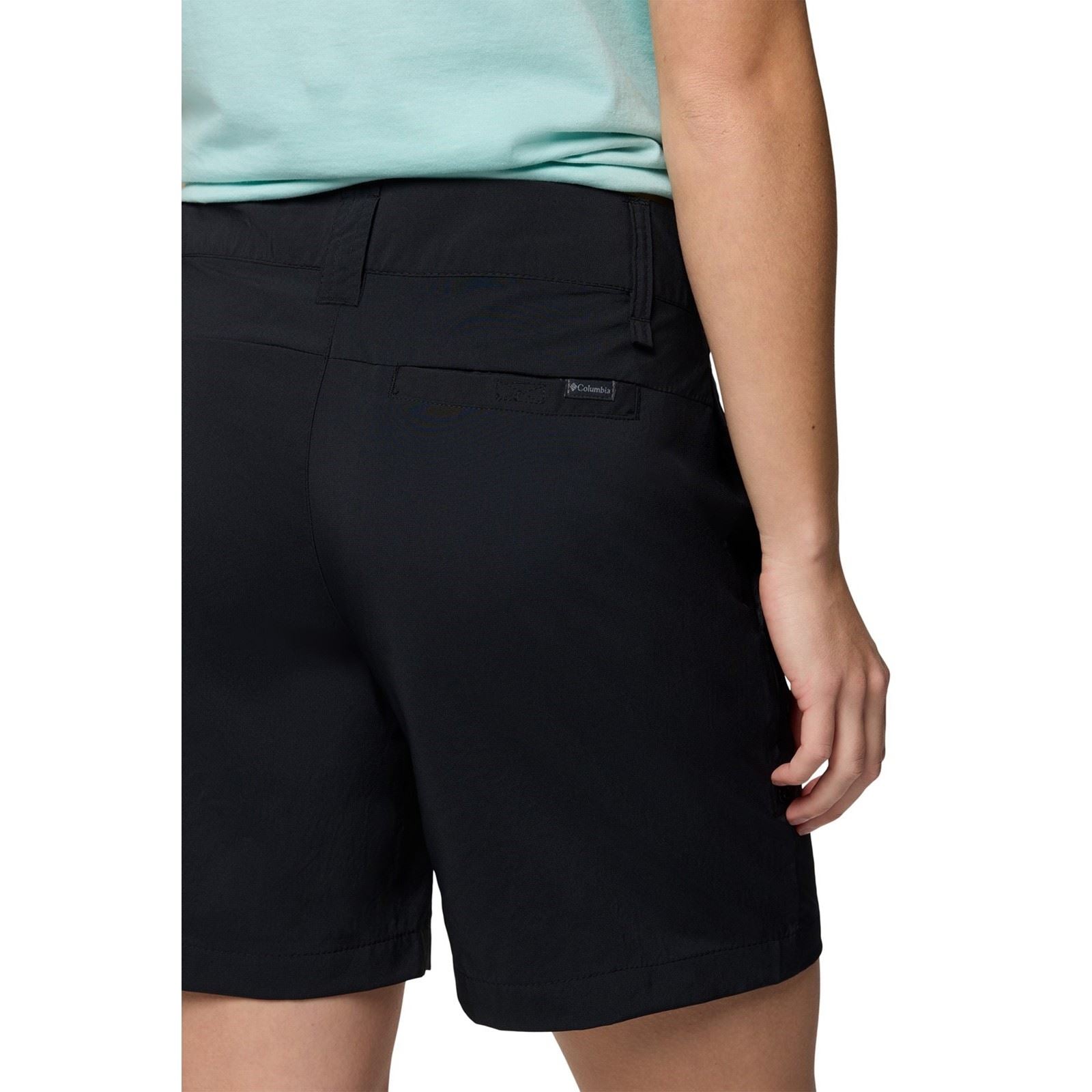 Columbia Silver Ridge Utility Shorts De Randonnée Noirs En Polyester Pour Femmes