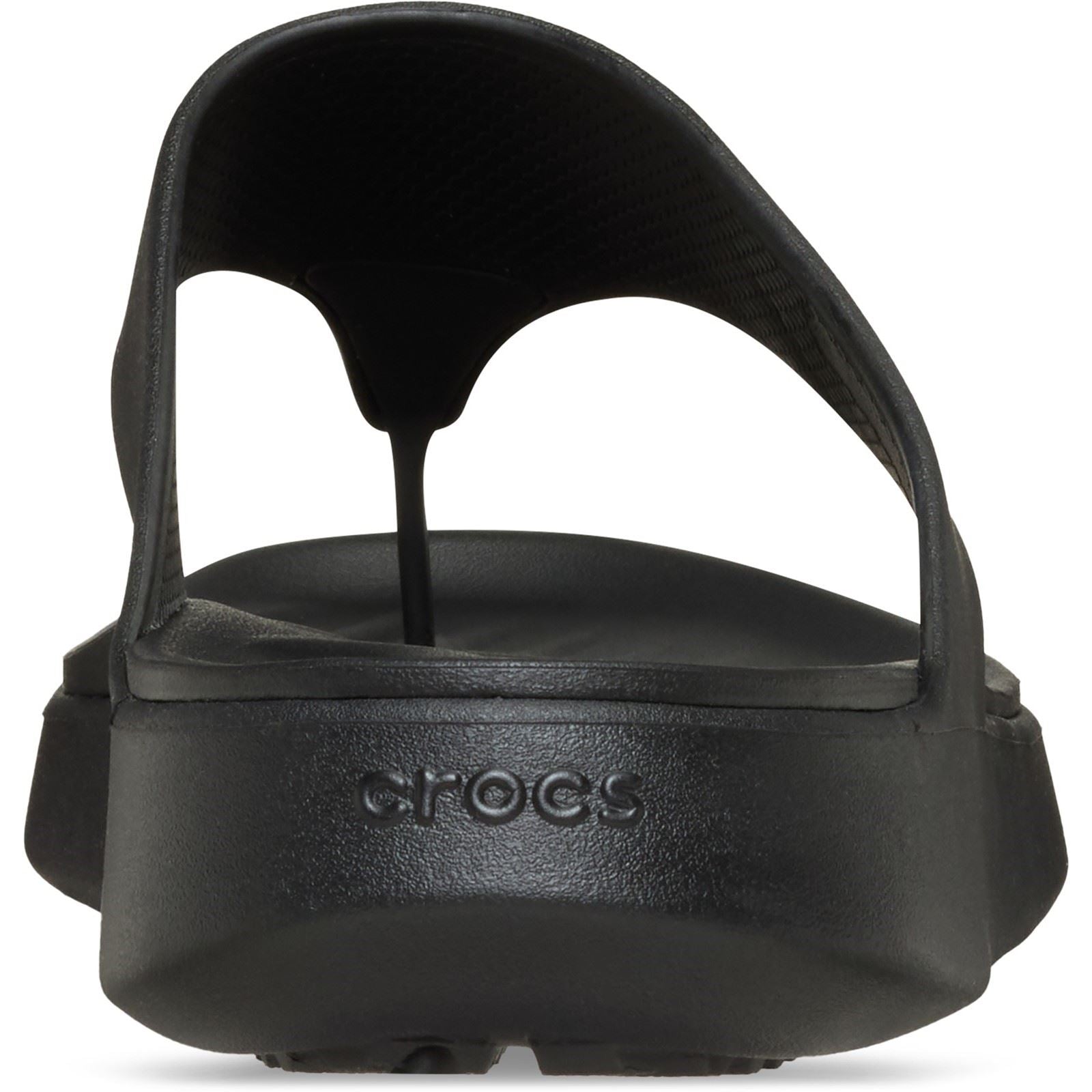 Crocs Getaway Triangle Sandales Noires Pour Femmes En Eva