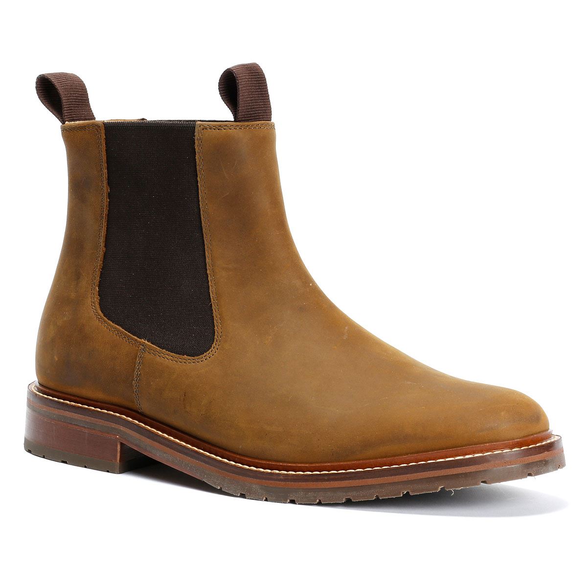 Chapman & Moore Country Chelsea Bottes En Cuir Pour Hommes Marron