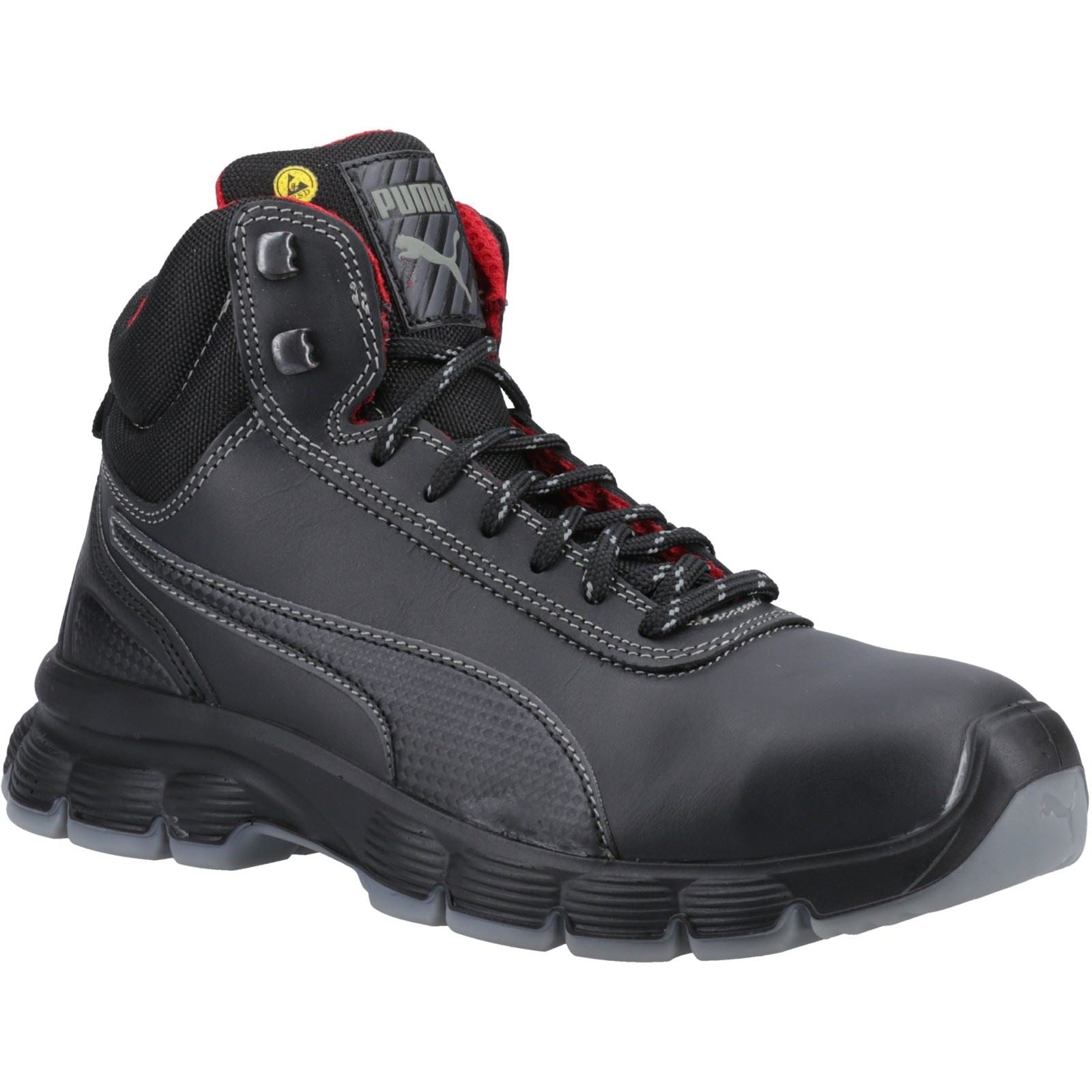 Puma Safety Bottes De Sécurité Condor Mid S3 Nubuck Noires