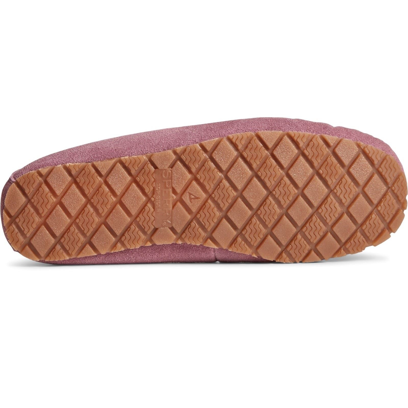 Sperry Reina Chaussons En Daim Mauve Pour Femmes