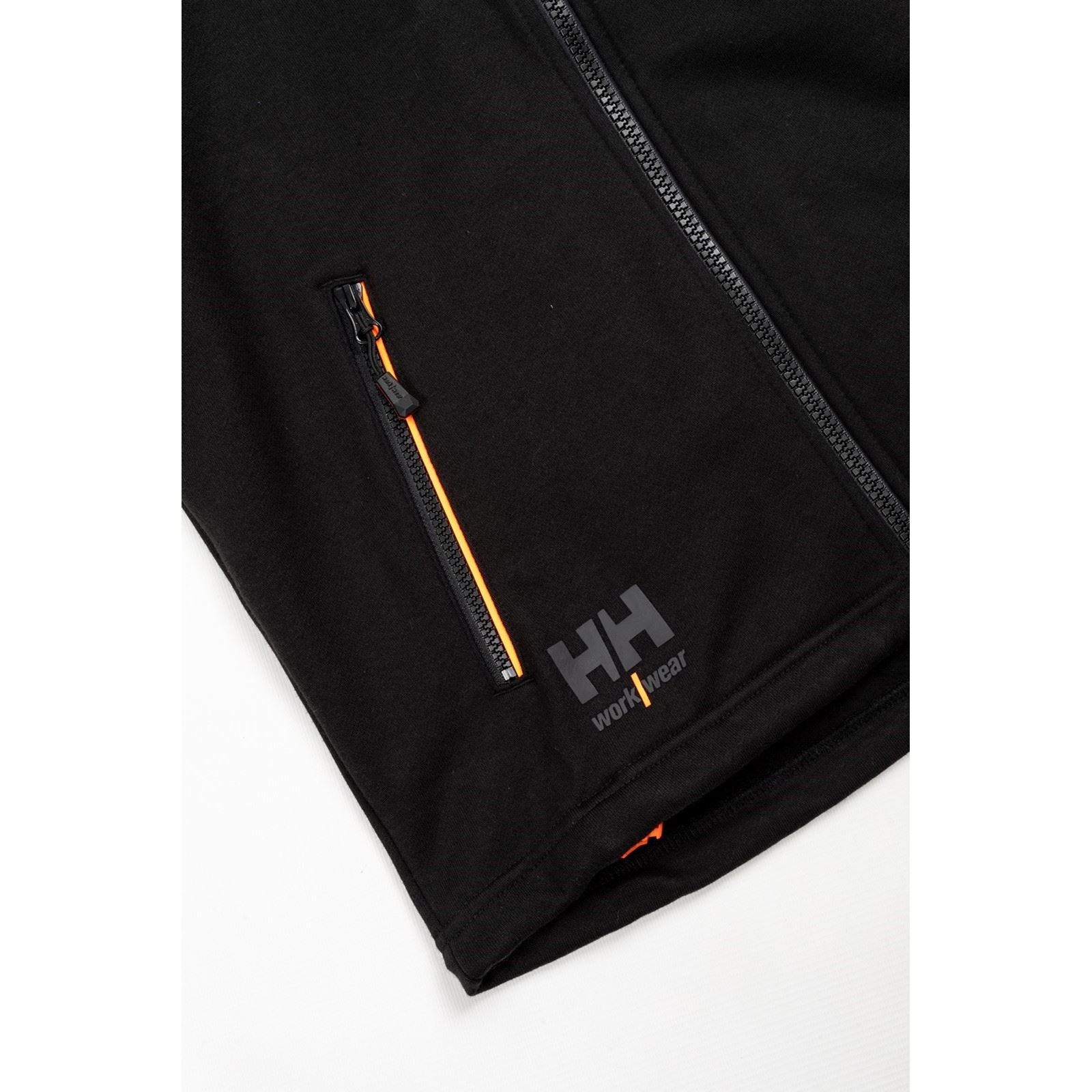 Helly Hansen Workwear Chelsea Evolution Sweatshirt À Capuche Noir En Coton Pour Homme
