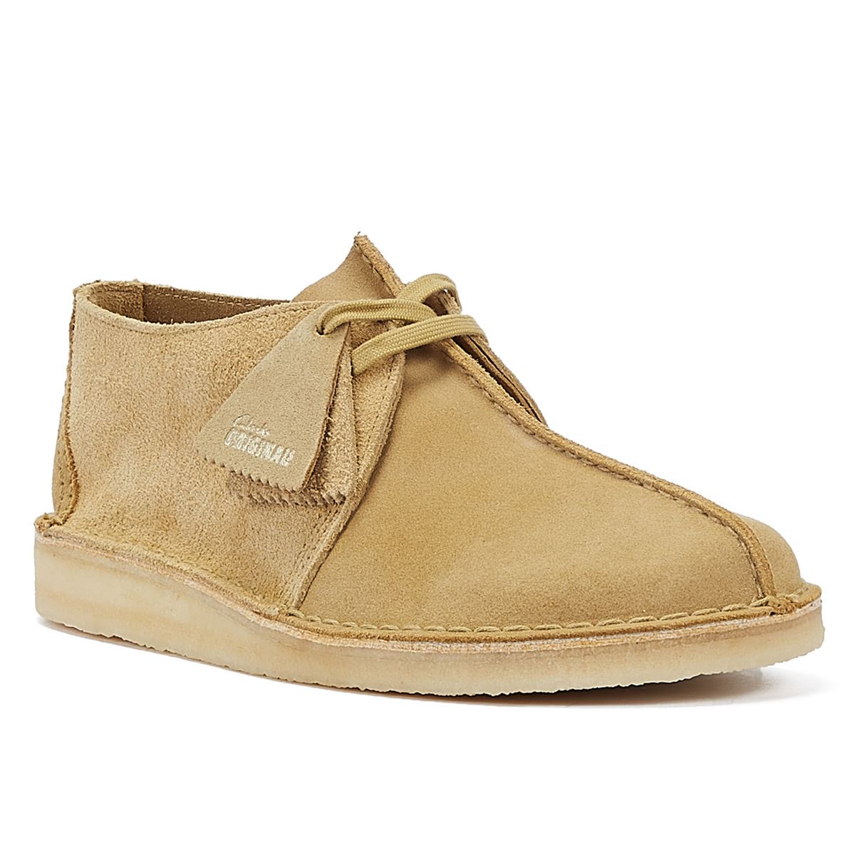 Clarks Originals Desert Trek Chaussures À Lacets En Daim D'érable Pour Hommes