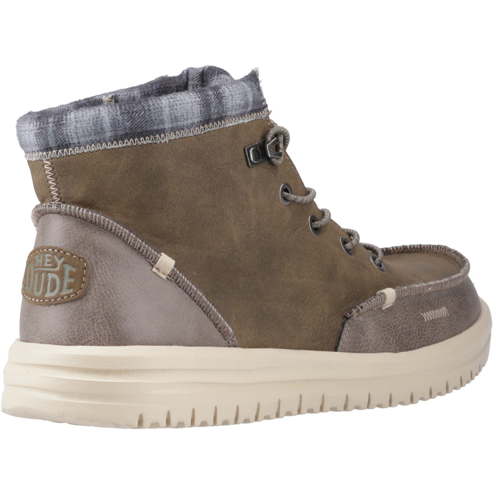 HEYDUDE Bradley Classic Bottes En Cuir Pour Hommes En Noyer