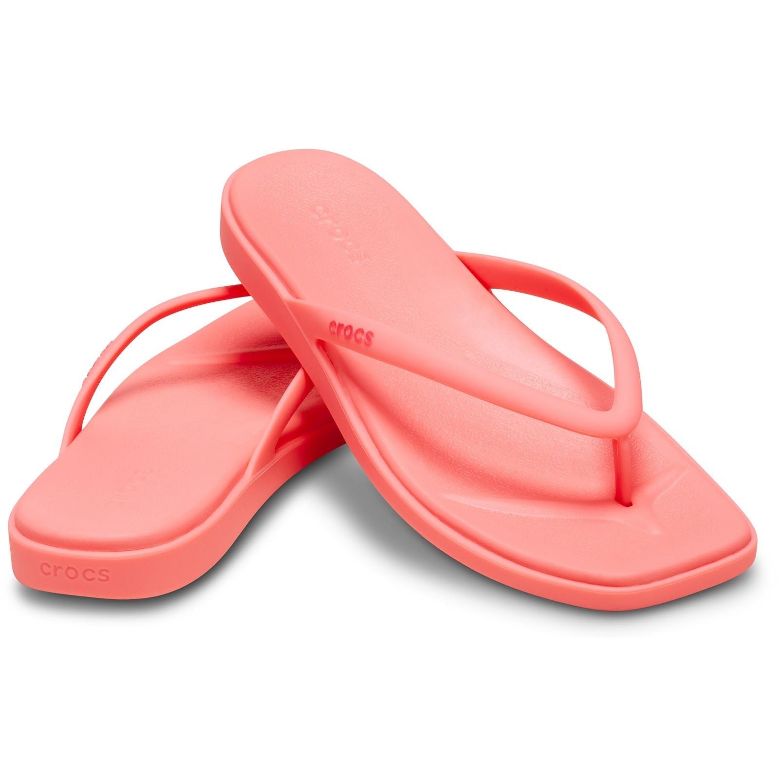 Crocs Miami Flip Tongs En Guava Pour Femmes En Thermoplastique