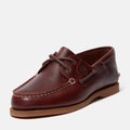 Timberland Classic 2 Eye Chaussures Rouges En Cuir Pour Femmes