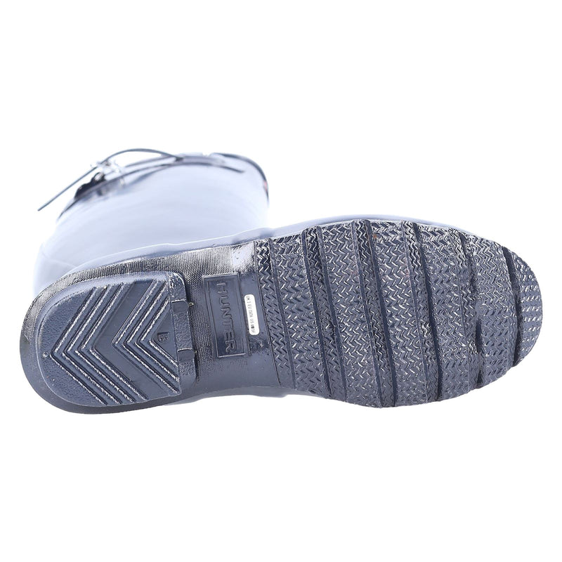 Hunter Original Tall Gloss Bottes En Caoutchouc Bleu Marine Pour Femme