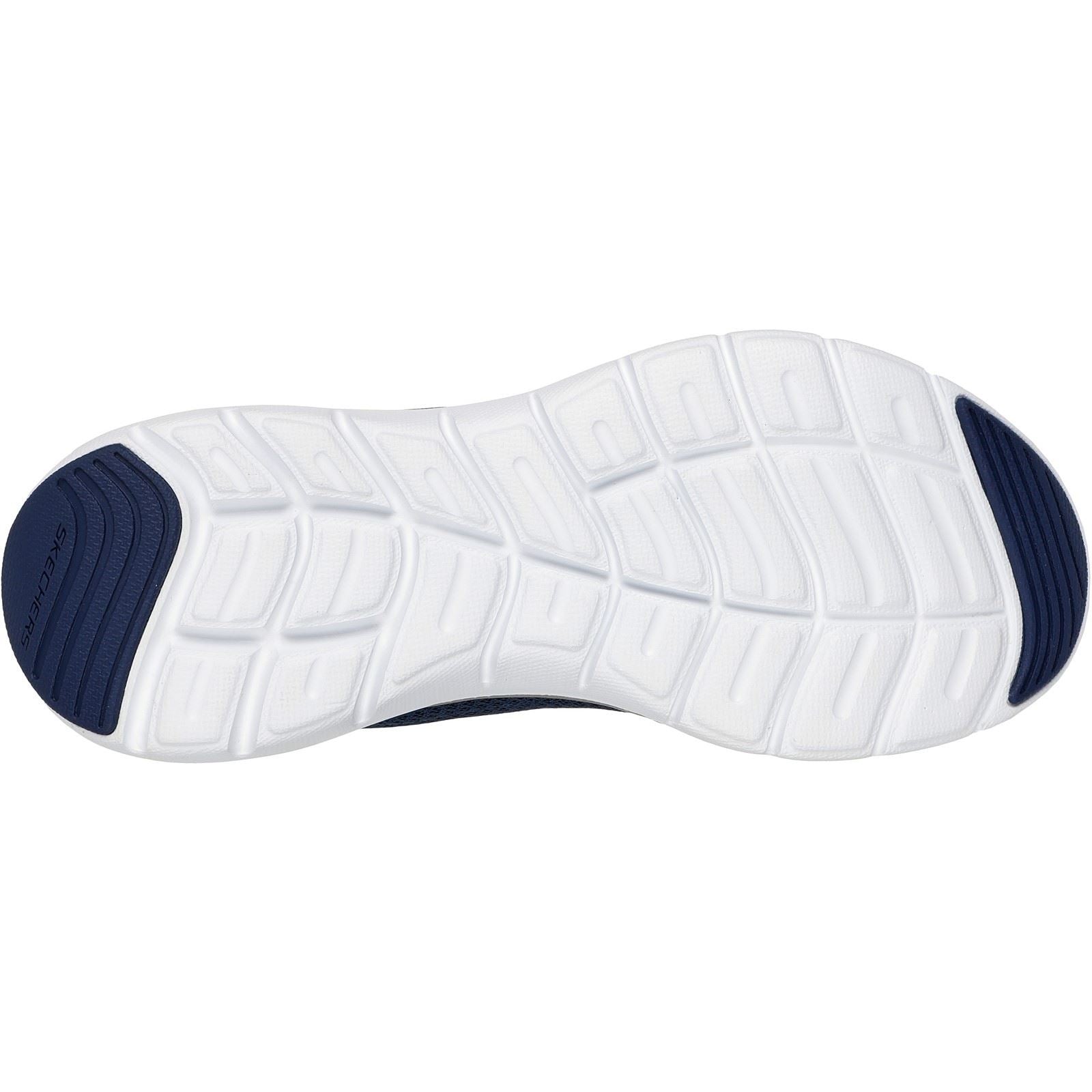 Skechers Flex Appeal 5.0 Uptake Chaussures De Sport Pour Femmes En Textile Bleu Marine/Or.