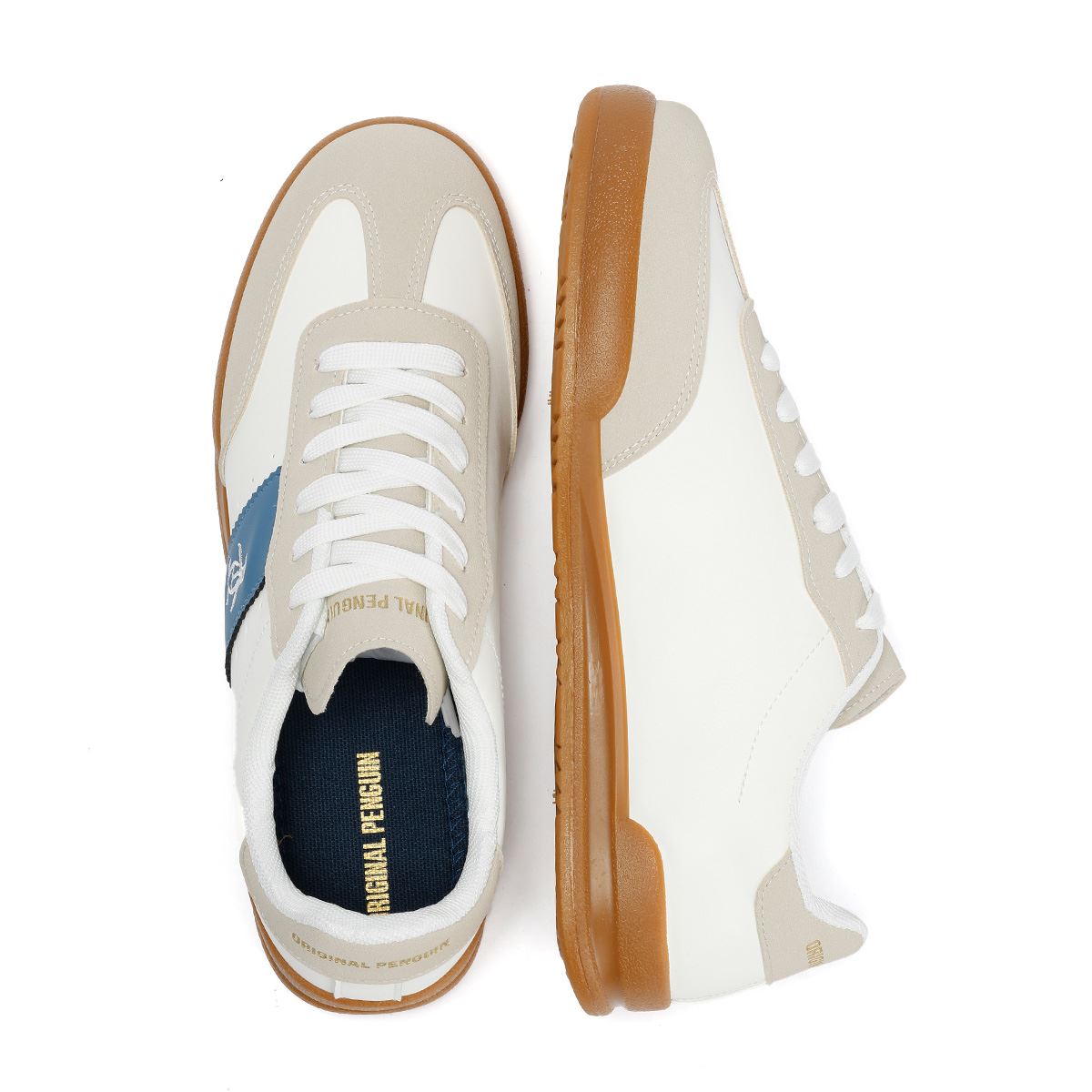 Penguin Giovanni Baskets Blanches Pour Hommes