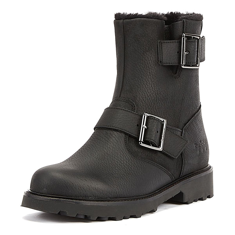 Barbour Bottes Noires Pour Femmes Derwent