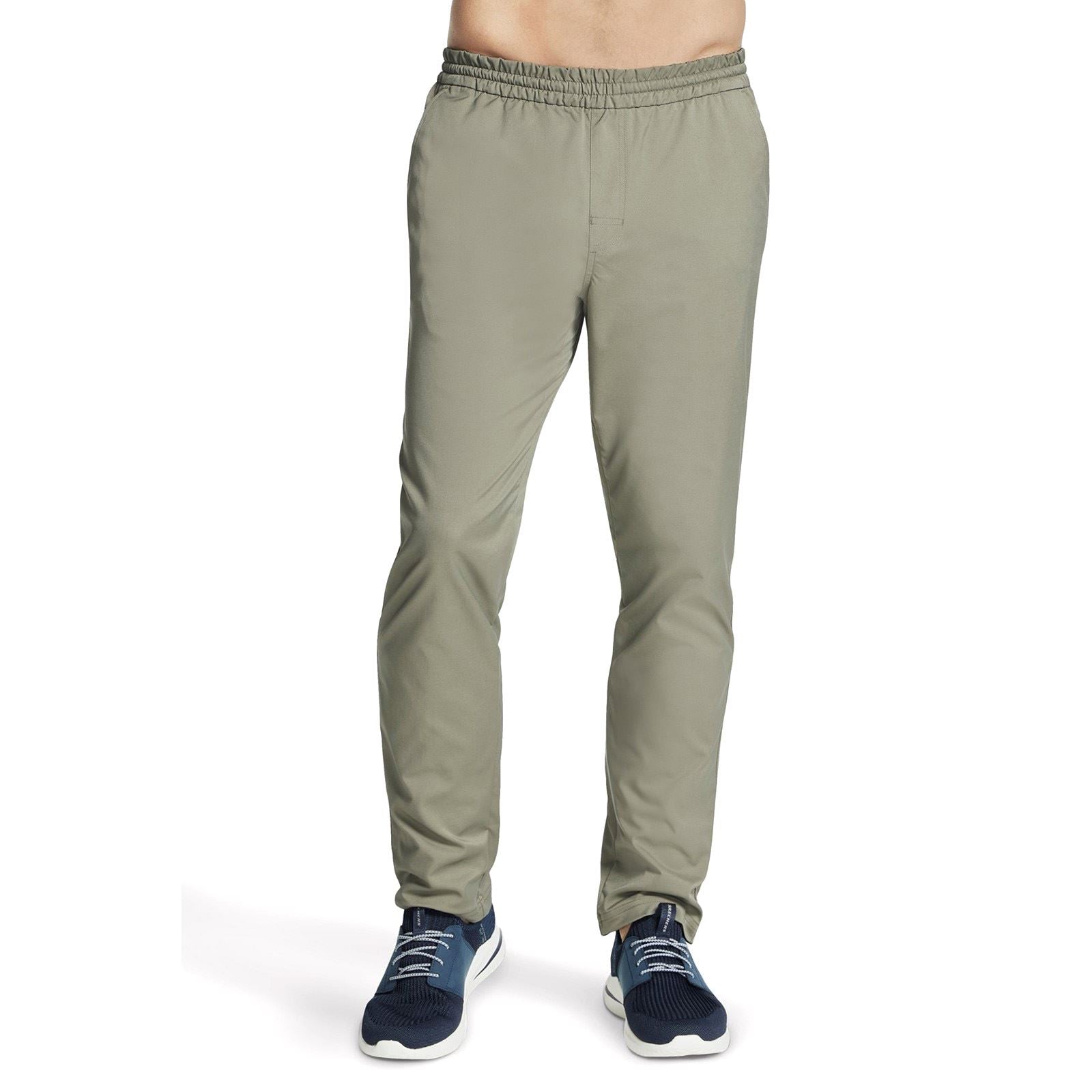 Skechers Performance Pant Downtown Classic Pantalons De Jogging En Polyester Pour Hommes En Olive