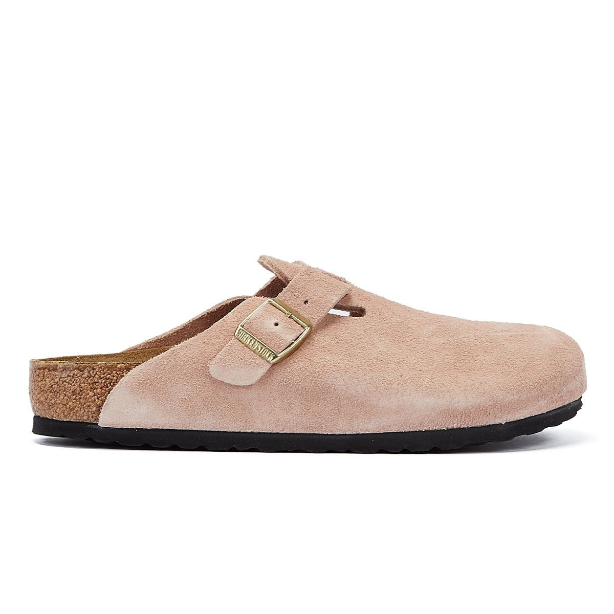 Birkenstock Chaussures Confortables En Daim Rose Clair Pour Femmes De Boston