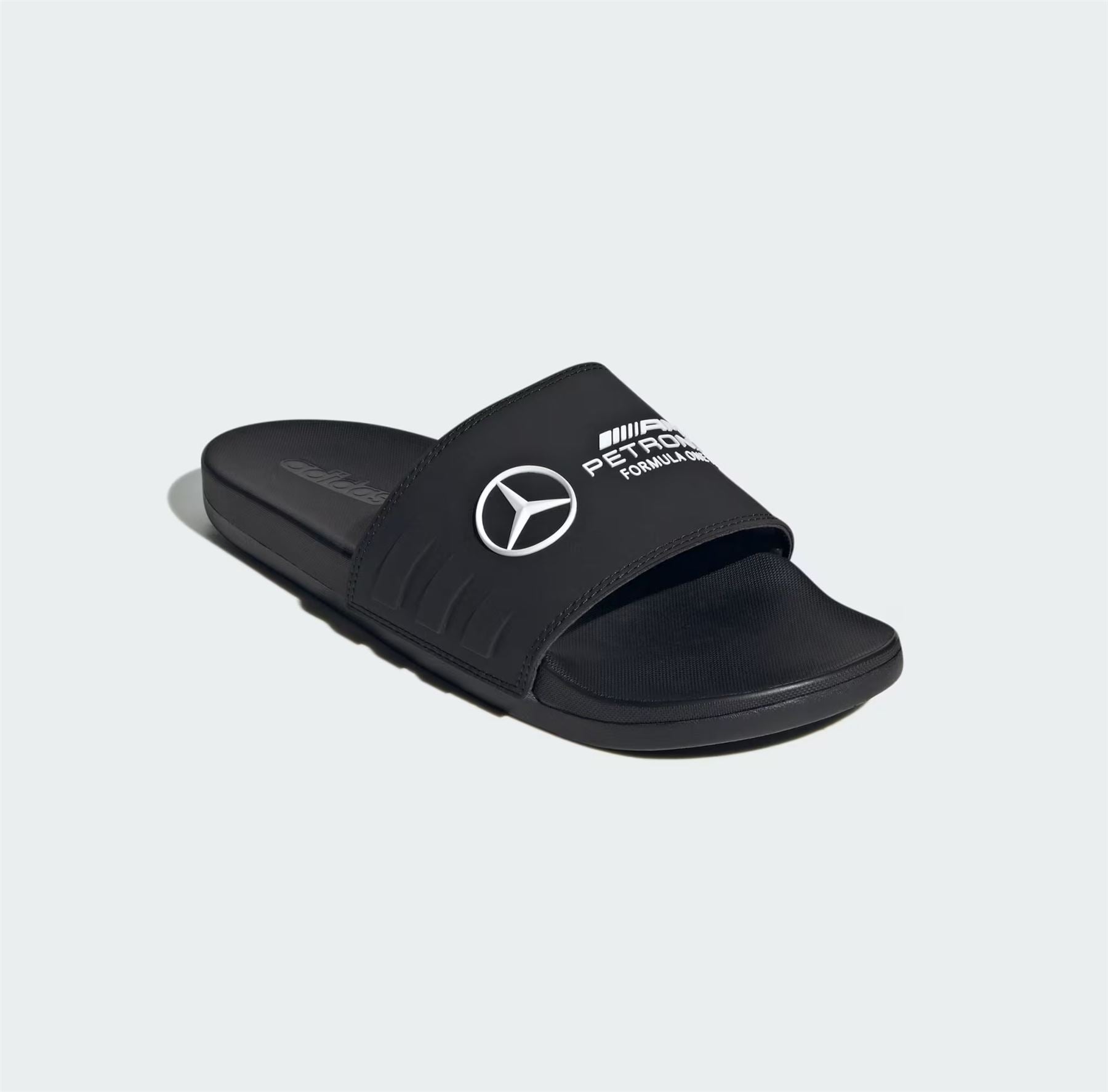 Adidas Adilette Comfort Mercedes Caoutchouc Noir Claquettes