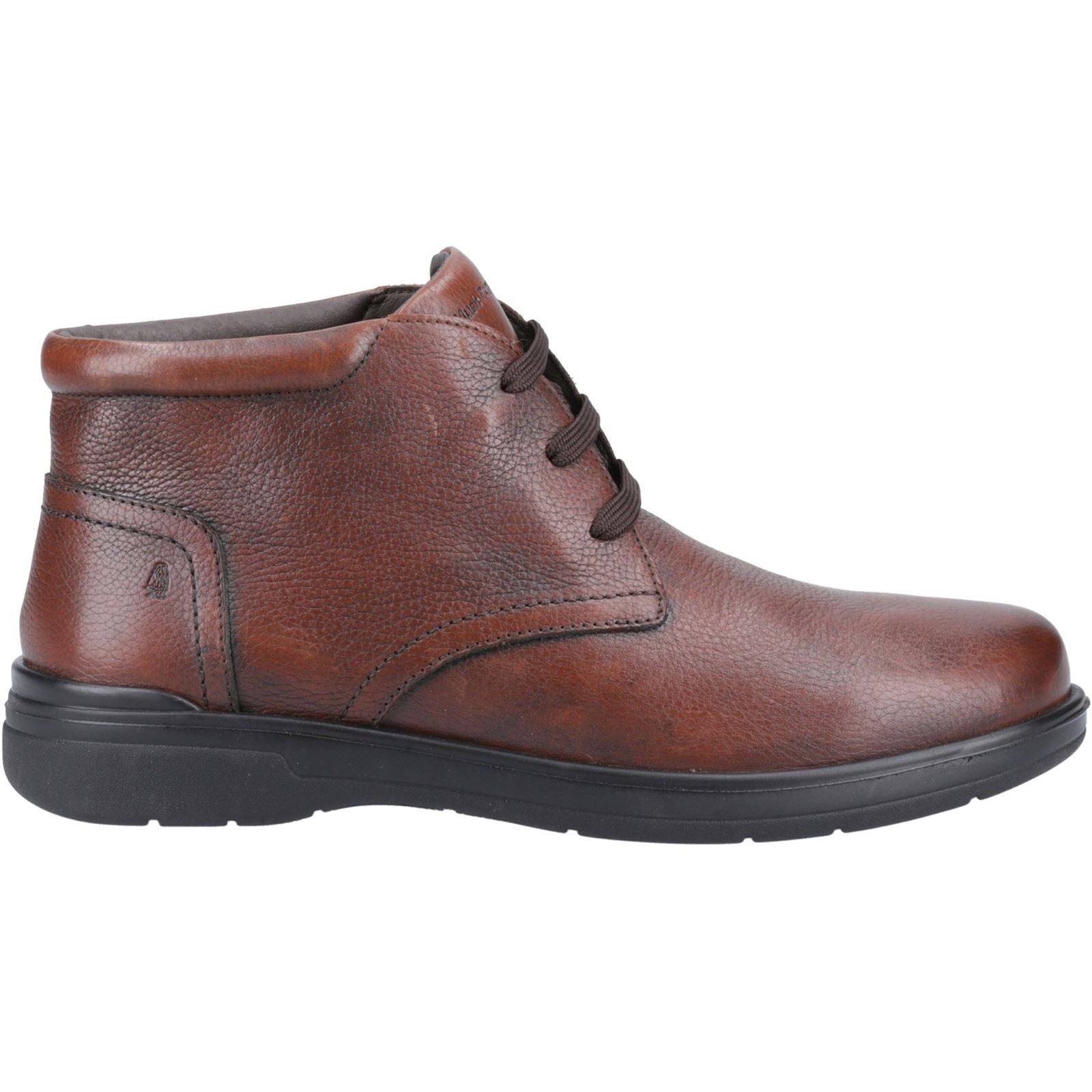 Hush Puppies Malcolm Bottes En Cuir Pour Hommes Marron