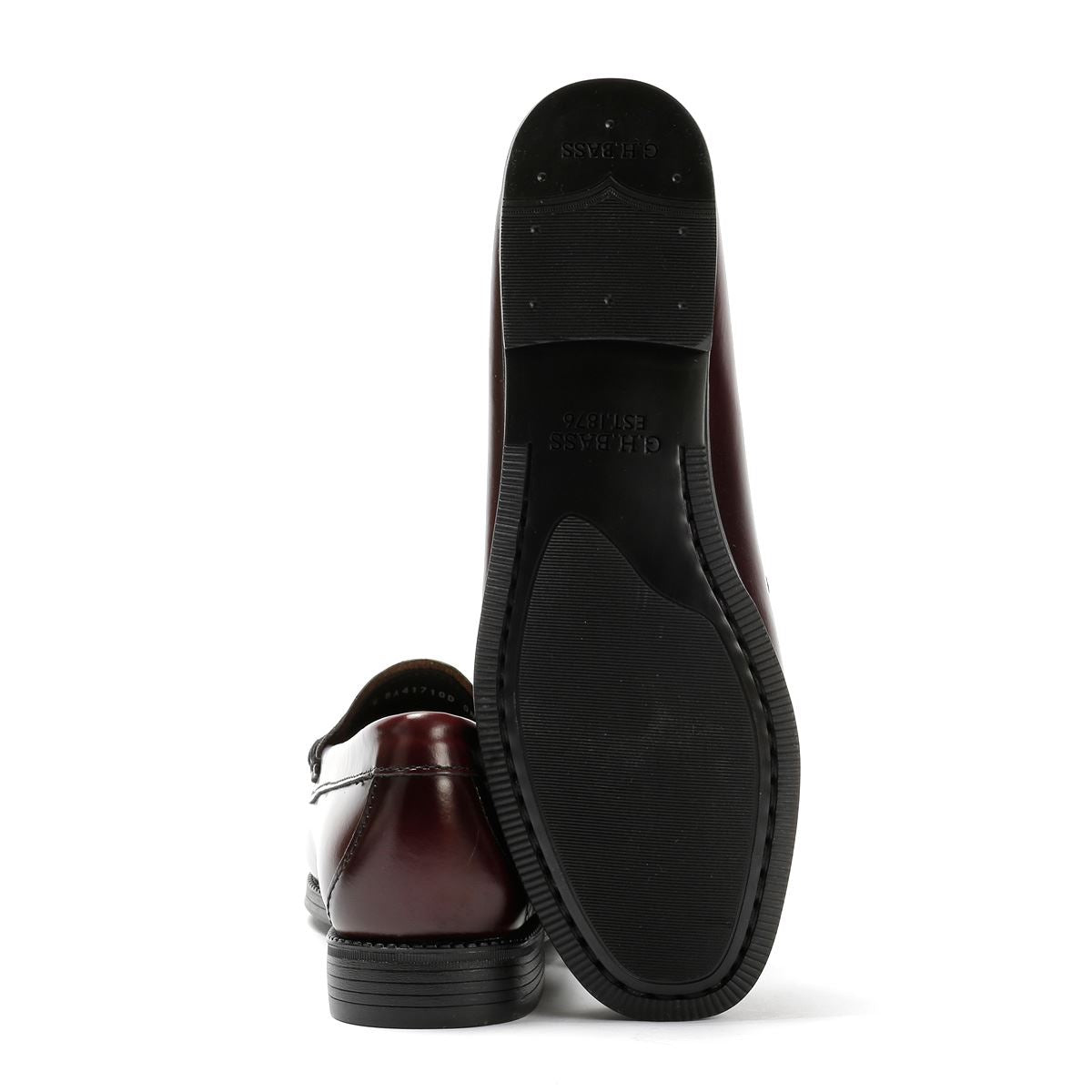 G. H. Bass Weejun II Mocassins Rouges En Cuir Pour Femmes