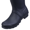 Hunter Original Tall Bottes En Caoutchouc Bleu Marine Pour Femme