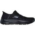 Skechers Go Walk Flex Mali Baskets Noires Pour Femmes En Toile