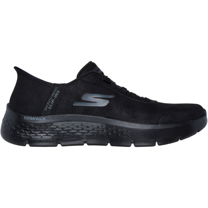 Skechers Go Walk Flex Mali Baskets Noires Pour Femmes En Toile