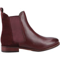 Hush Puppies Colette Bottes En Daim Bordeaux Pour Femmes