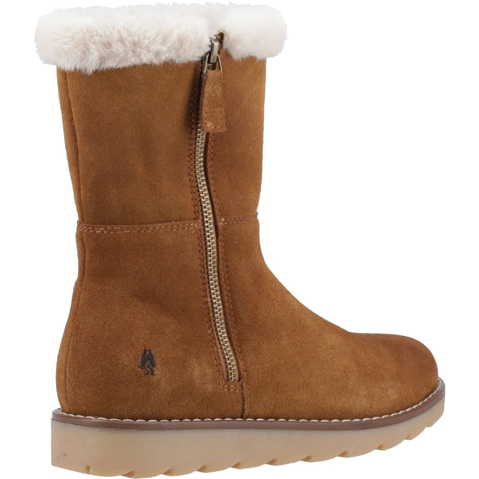 Hush Puppies Mary Bottes Brunes Pour Femmes En Suède