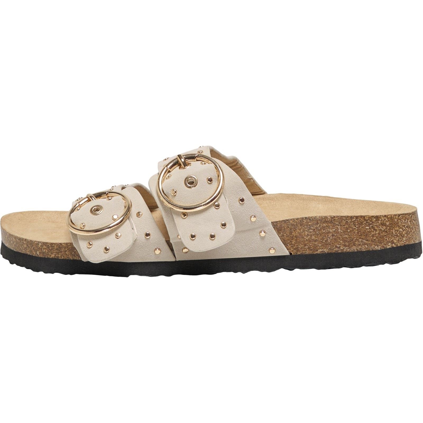 ONLY MAXI 15 Sandales Pour Femme En Synthétique De Couleur Crème